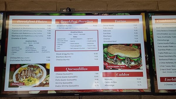 Palmitos Mexican Eatery menu 3